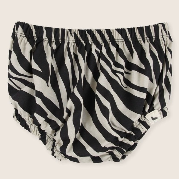 Black and White Zebra Diaper Cover Bloomers - Picture 1 of 4
